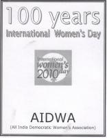100 Years of International Women’s Day