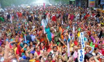 Thousands Of Women Under AIDWA  Banner Vow To Fight Violence, Fear, Hunger And Unemployment Aggravated By BJP’s Modi Regime